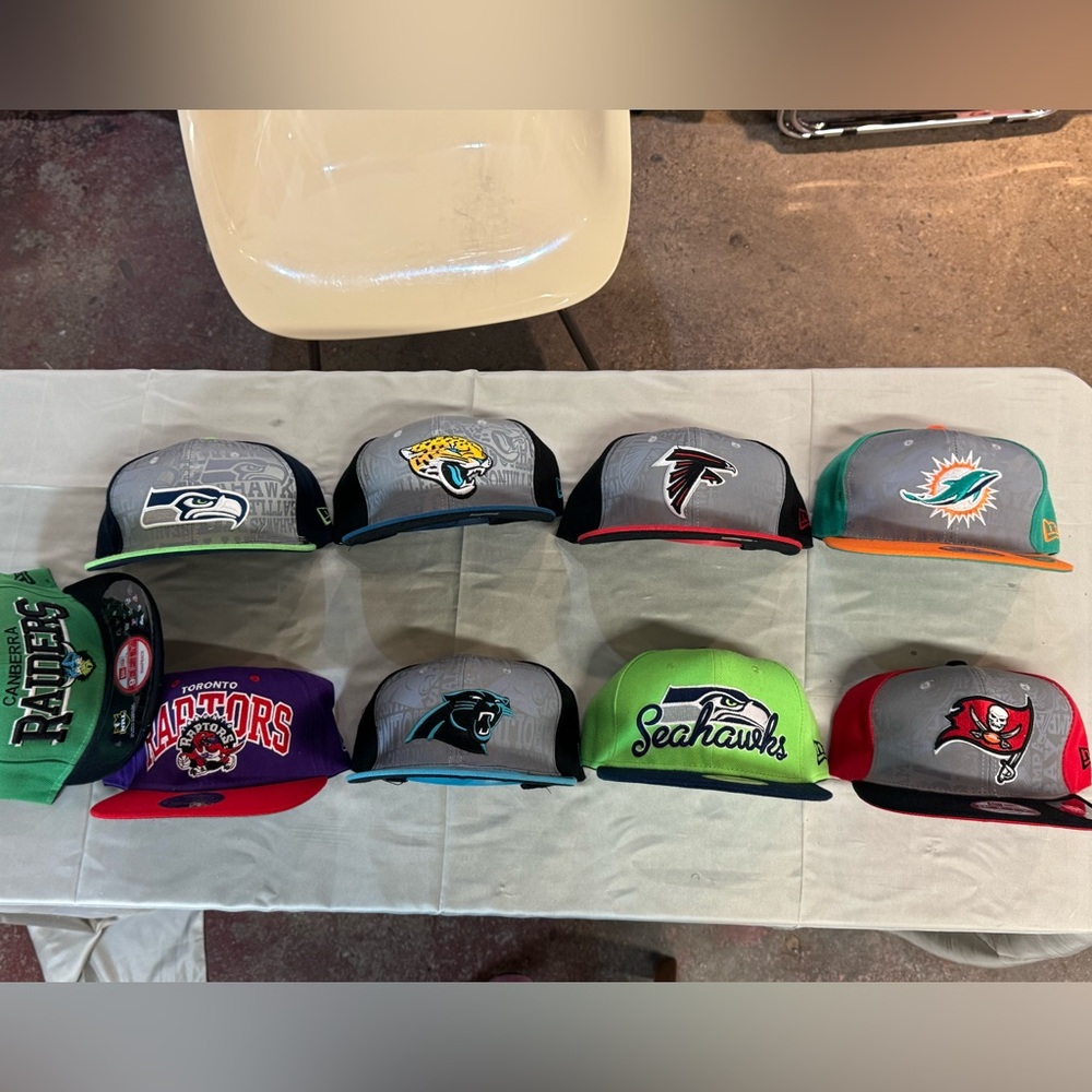 New Era NFL SnapBack hat Lot(6 hats)